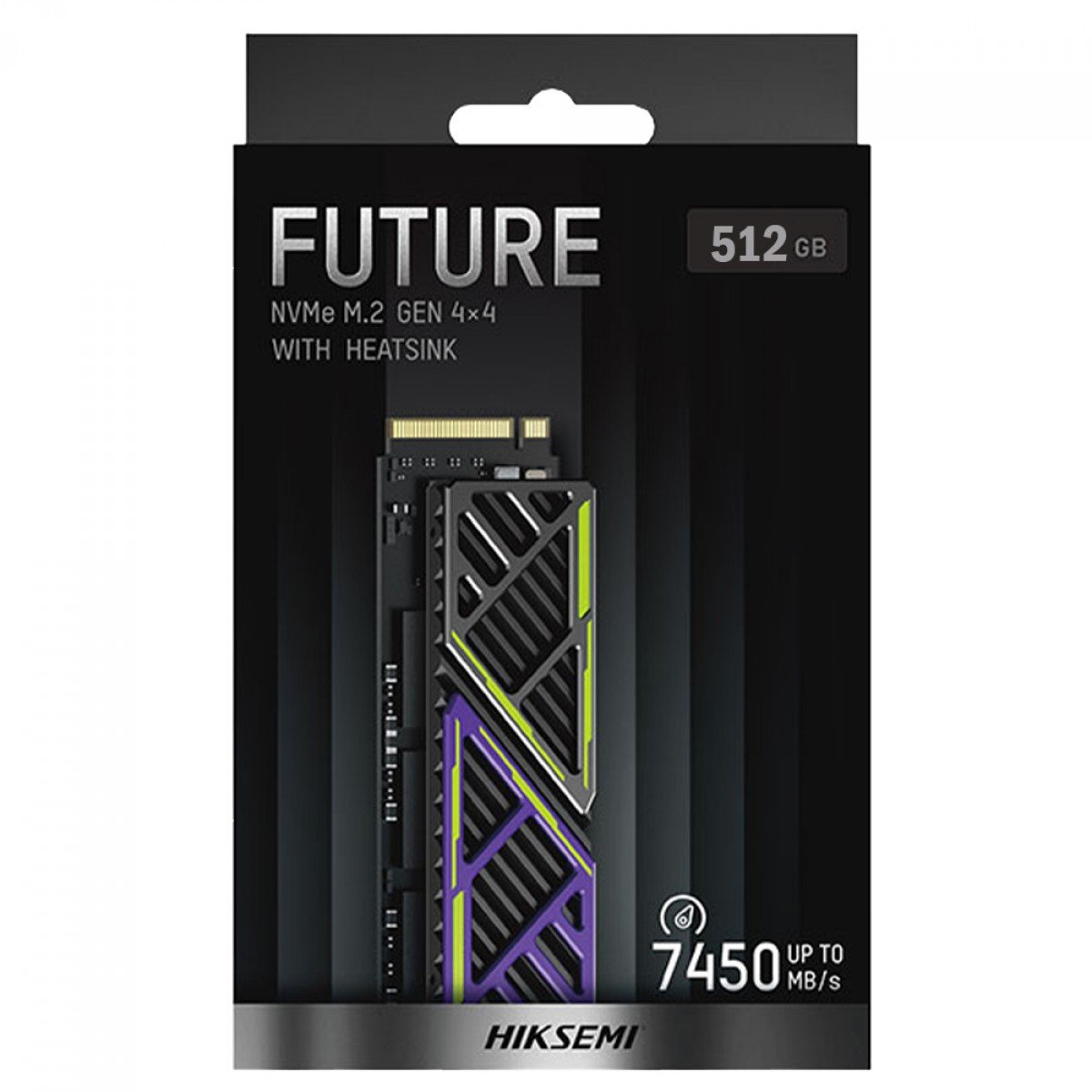 SSD Hiksemi Future X 512GB com Dissipador Heatsink, M.2 2280 NVMe