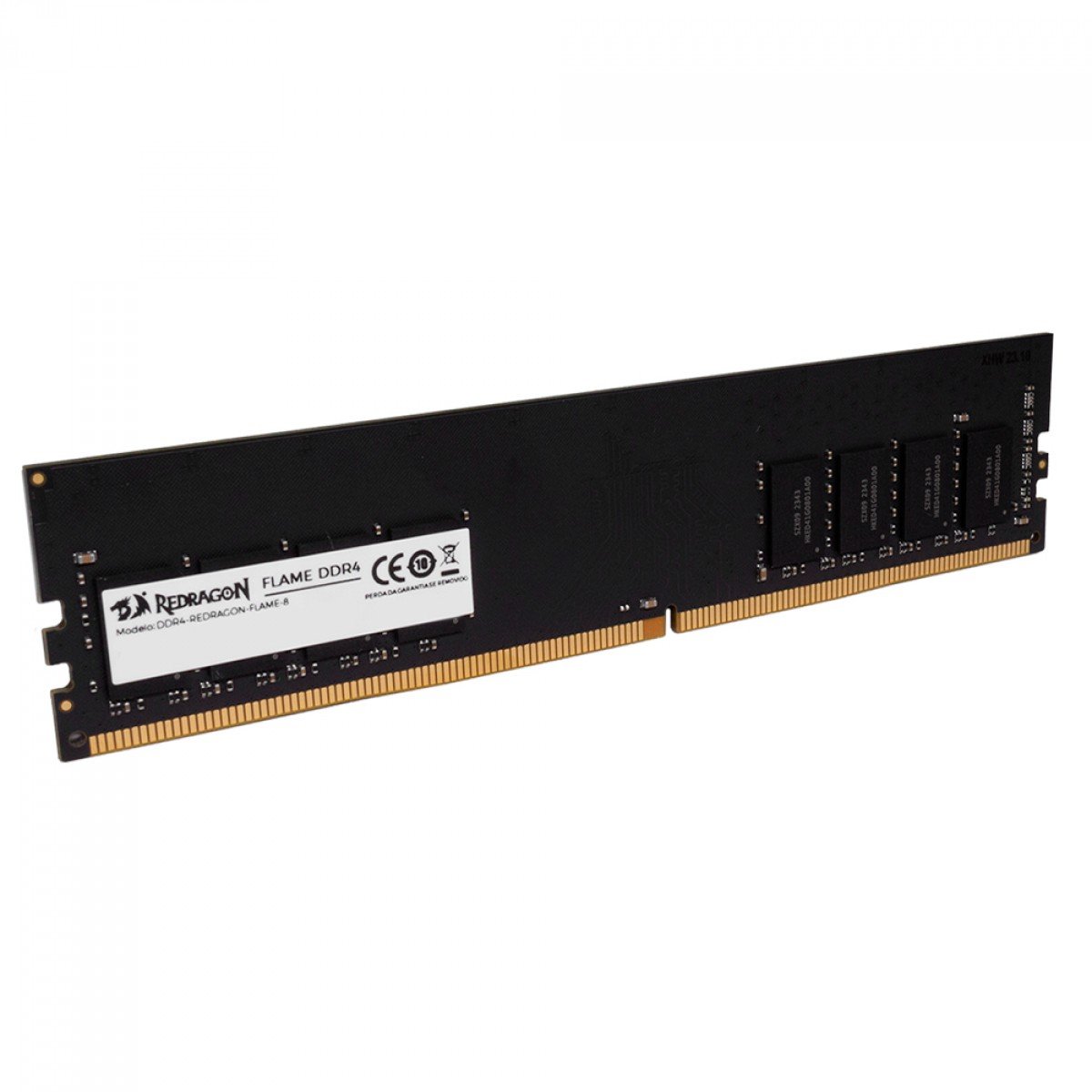 DDR4 3200 8×4 MEMÓRIA DDR4 REDRAGON FLAME, 8GB, 3200MHZ, PRETO, GM-703