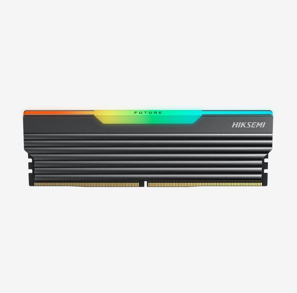 MEMORIA DDR4 8GB, 3200MHZ, HIKSEMI FUTURE, PRETA, COM LED RGB