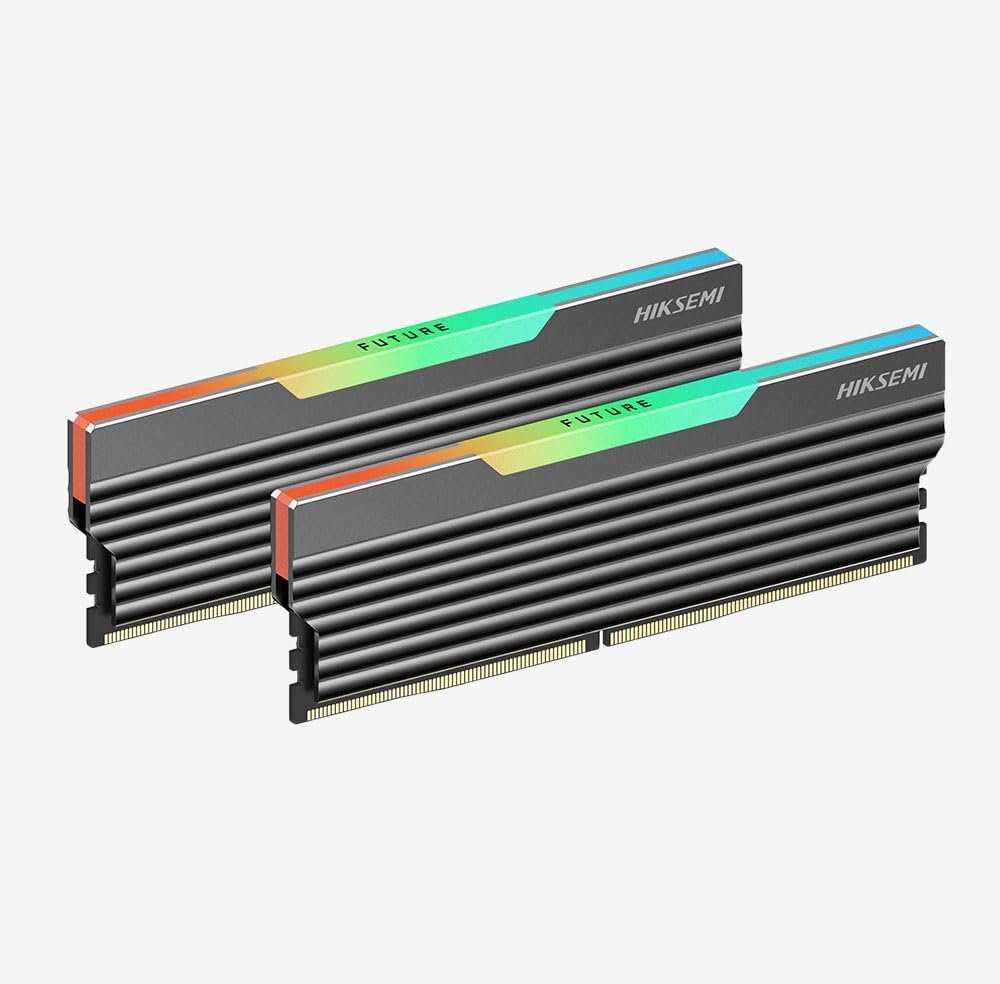 MEMORIA DDR4 8GB, 3200MHZ, HIKSEMI FUTURE, PRETA, COM LED RGB