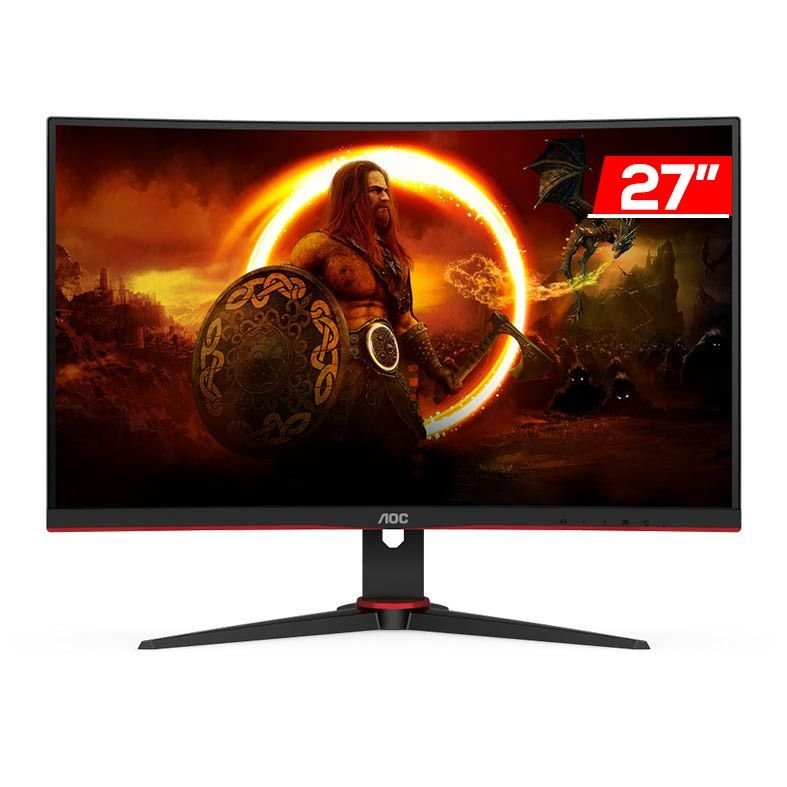 MONITOR AOC GAMER LEGEND 27 CURVO PREMIUM LED FULL HD C27G2ZE / 2X